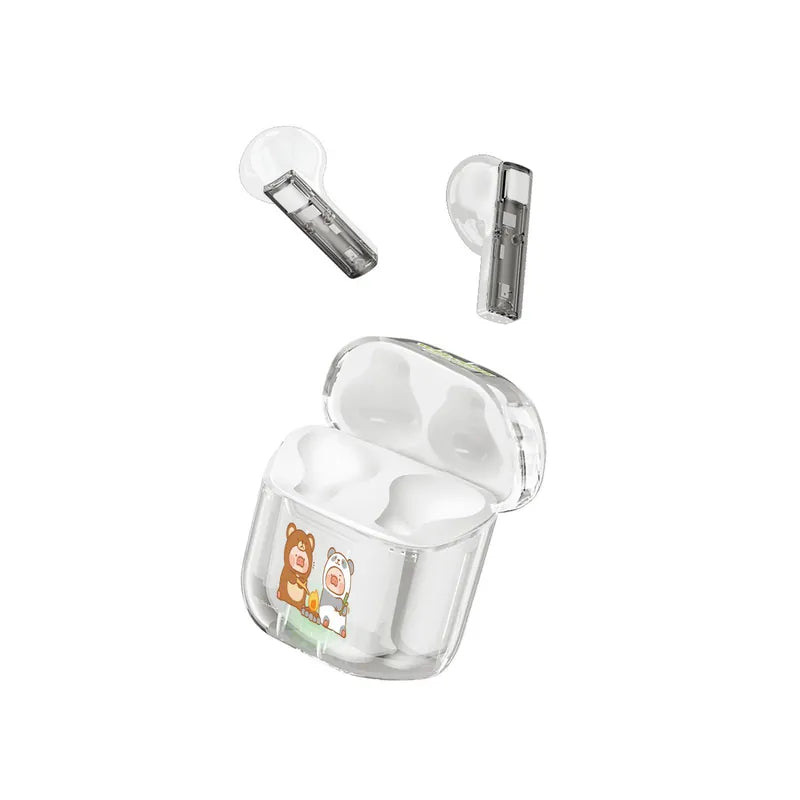 XPower x Lulu the 
Piggy BSE10 
Transparent True 
Wireless Bluetooth 
5.3 Earbuds