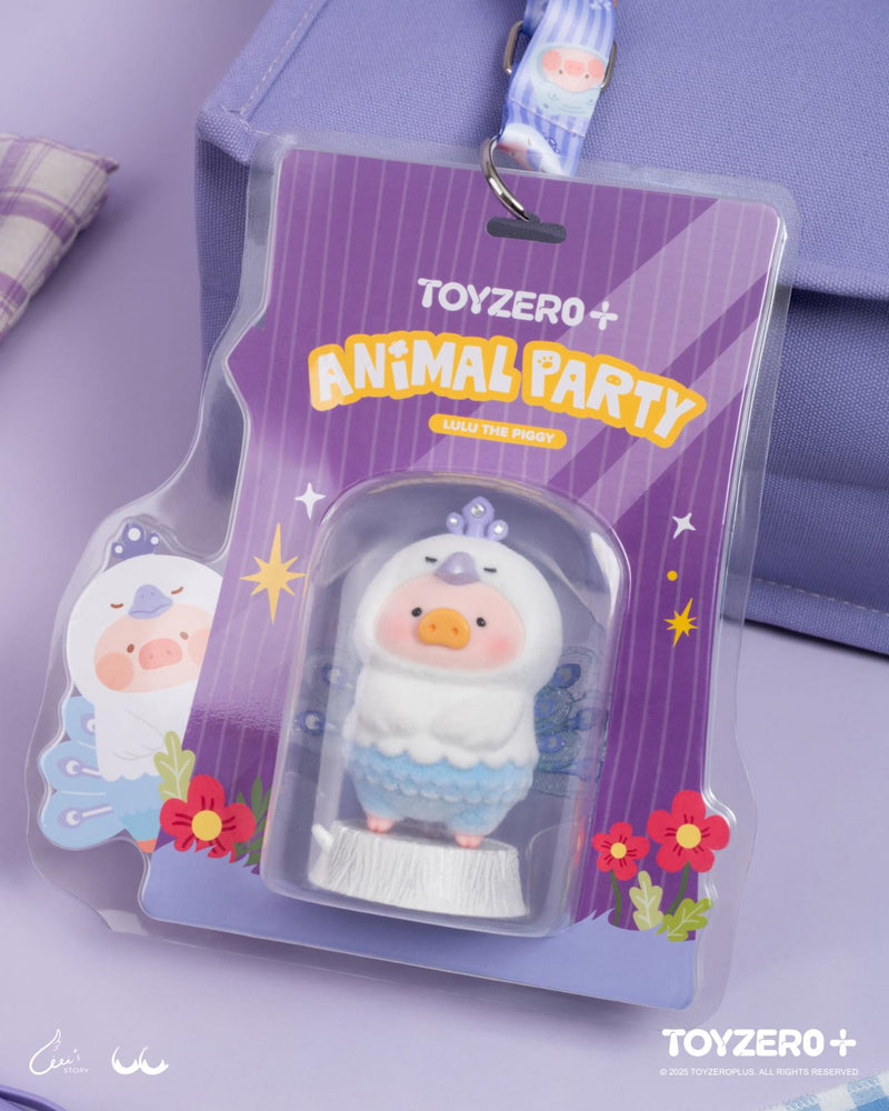 LuLu The Piggy - Animal Party Limited Edition (White Peacock)