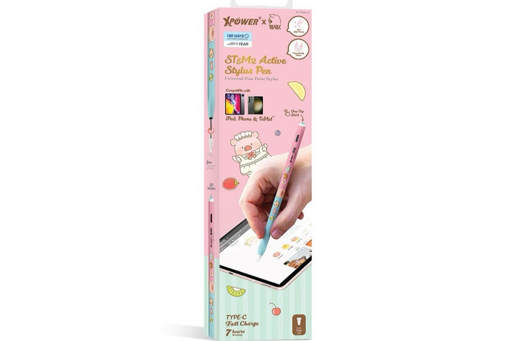 XPower x Lulu the piggy 2 In 1 Active Stylus Pen For iPad/ Phone & Tablet