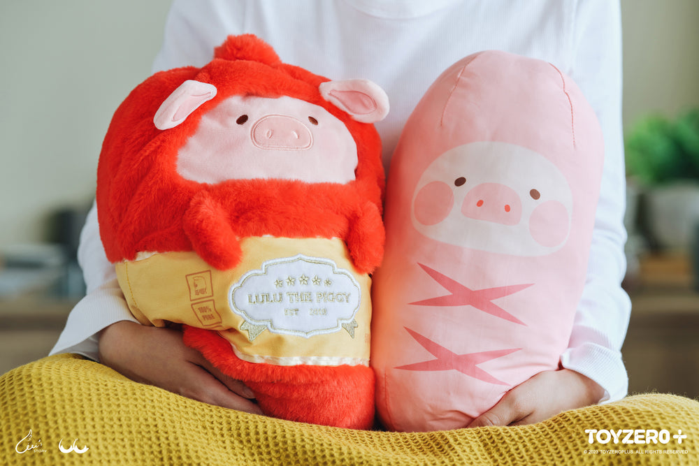 LuLu the Piggy Grand Dining - Sausage Pillow