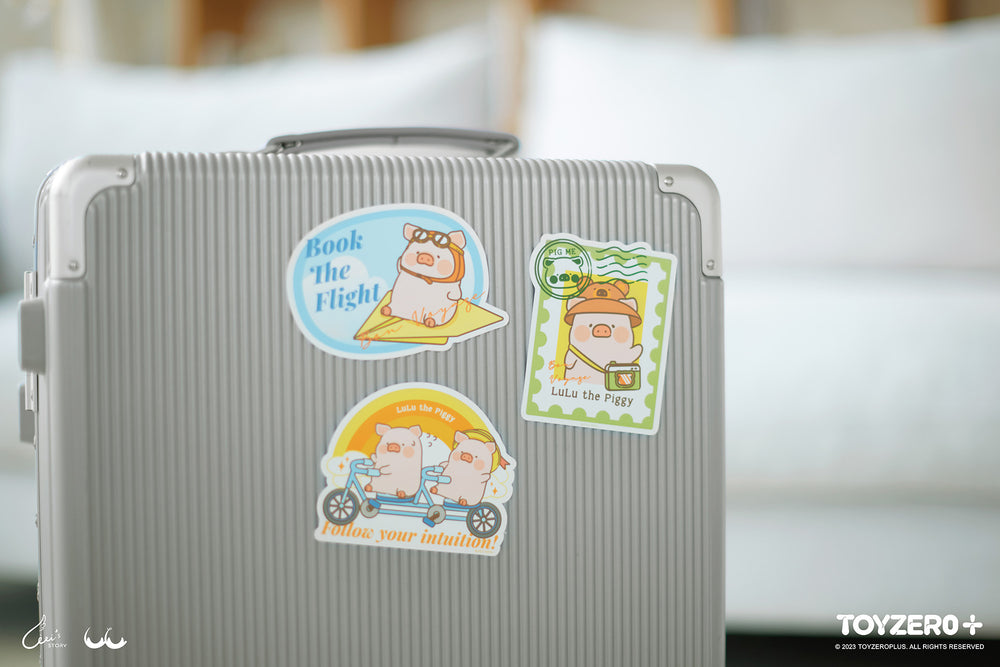 LuLu the Piggy Find Your Way - Suitcase Sticker