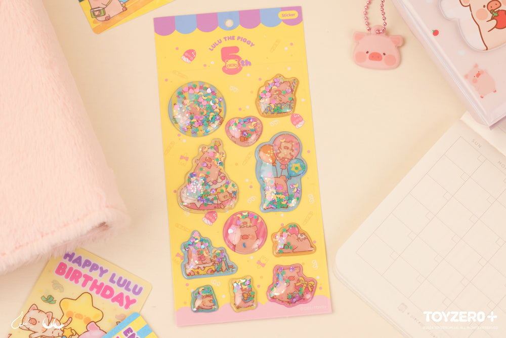 LuLu the Piggy Birthday - Sticker
